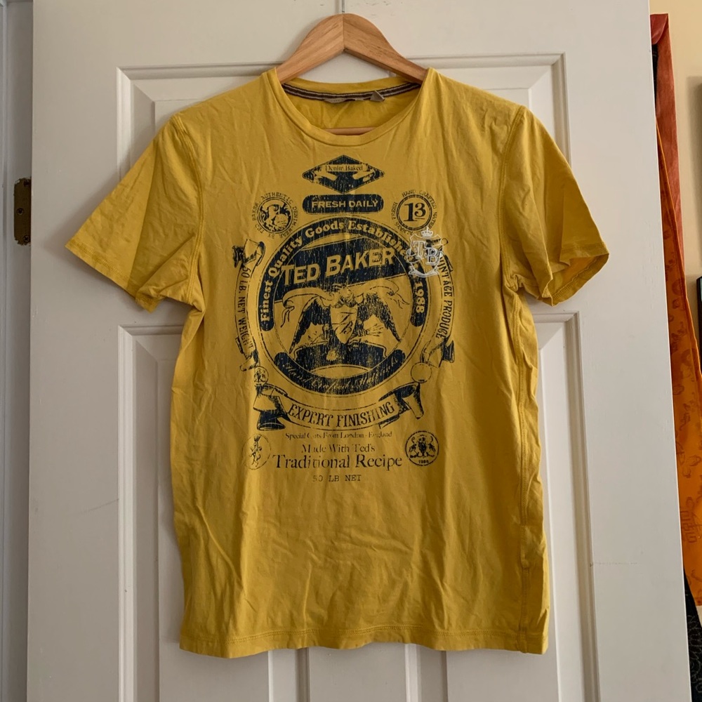 Ted Baker Yellow t-shirt